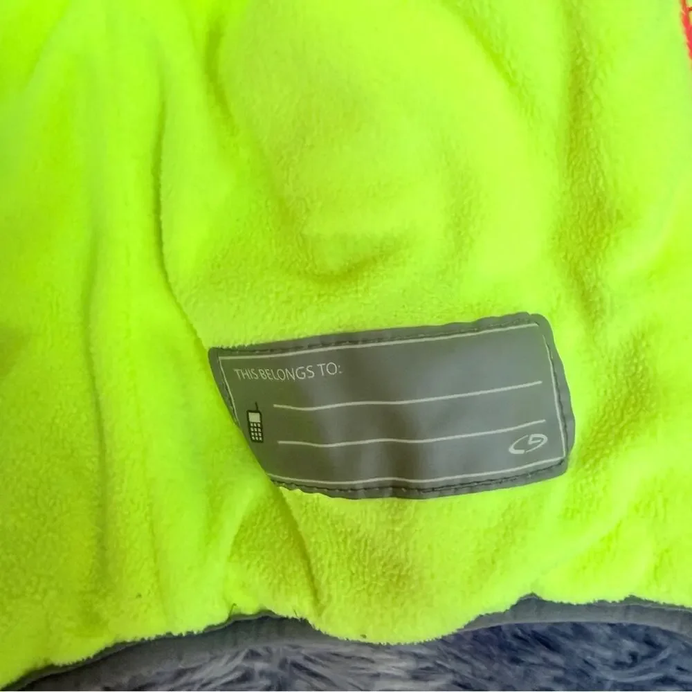 2T puffer jacket hooded girls bright colors Champion brand